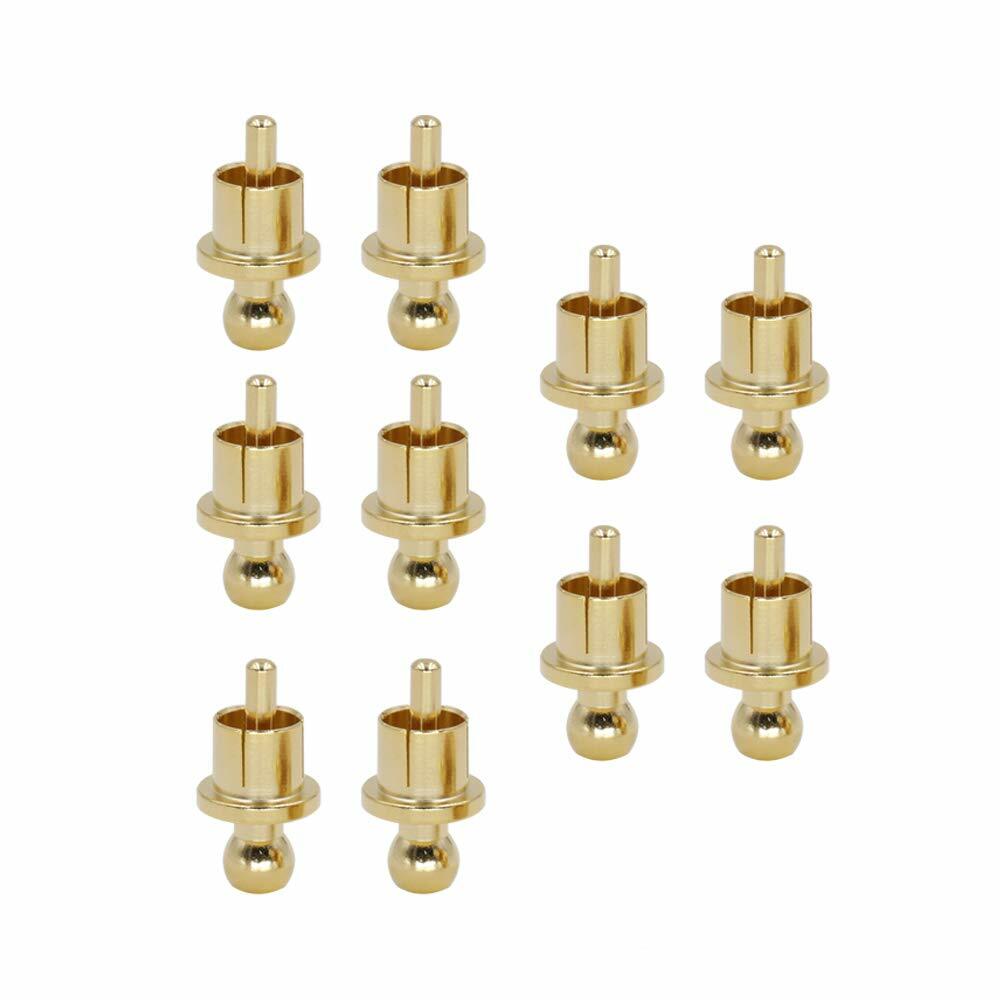 8pcs X RCA Cap Protector Dust Proof Gold Plated Noise Stopper Shielding Caps