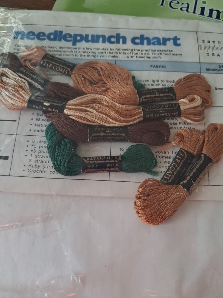 Needle Punch Tool Set Vintage Unopened