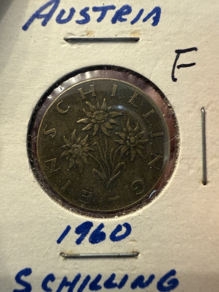 1960 Austria 1 Shilling Coin