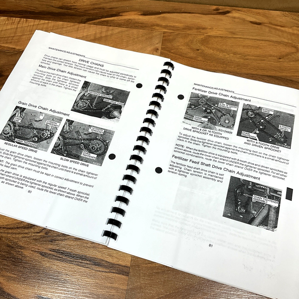 Owners Operators Manual for Case IH 5300 Grain Drill Includes Setup Rate Charts