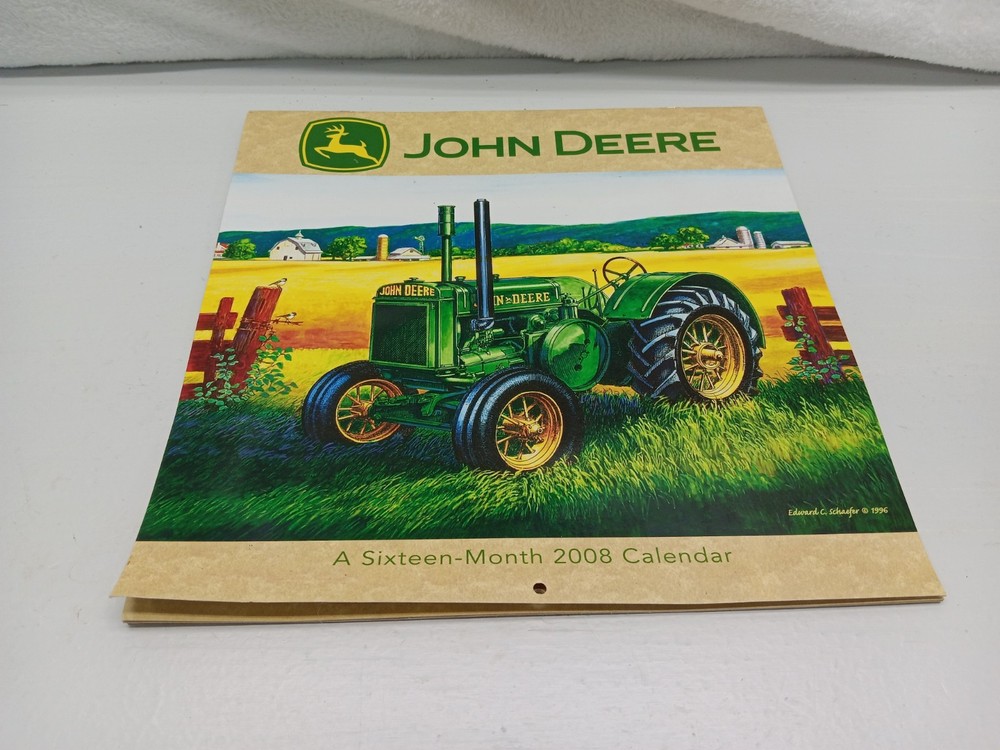 Vintage Green John Deere 2008 Calender