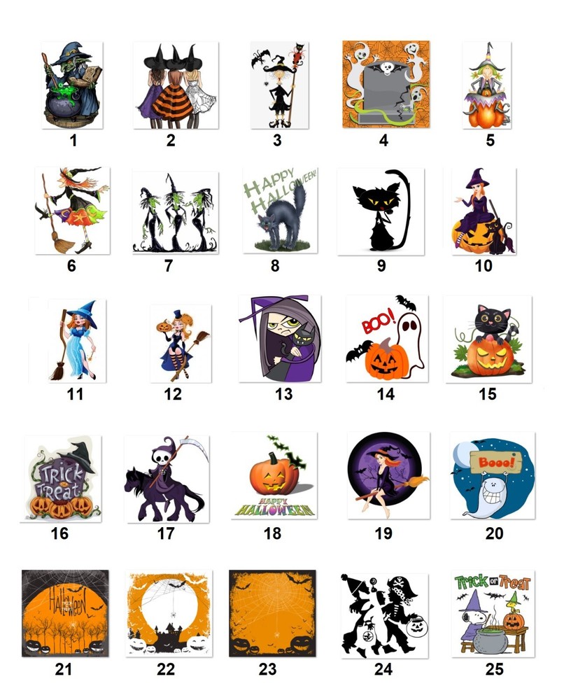 Personalized Address Labels Halloween (FA 43)
