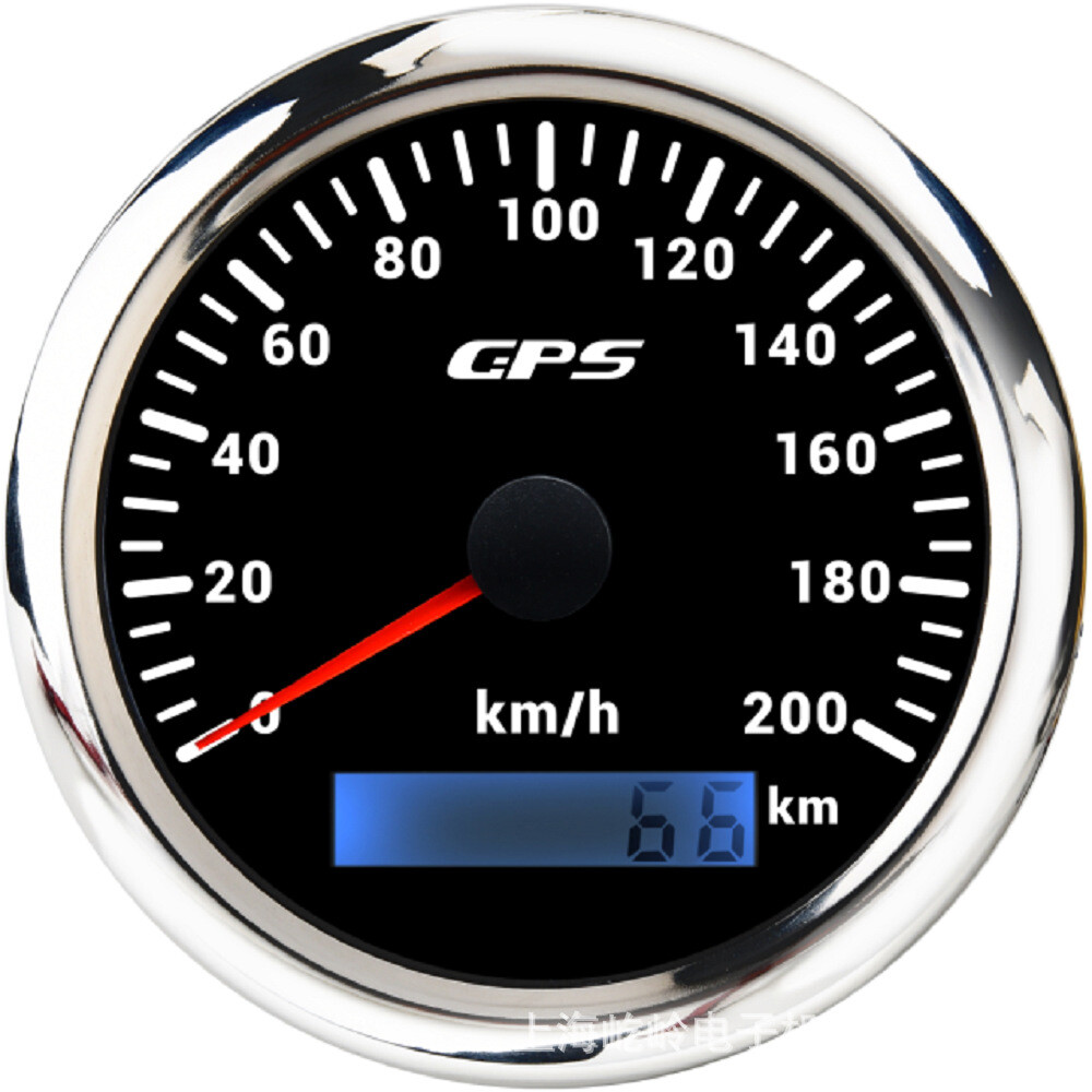 200km/h Motorcycle Speedometer 85mm Universal Digital LED LCD Odometer