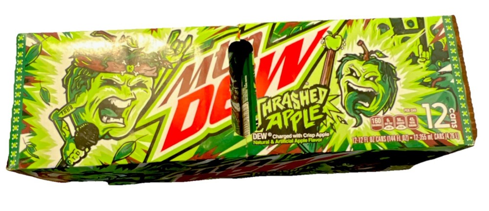 Mountain Dew Thrashed Apple Apple Soda 12 Pack (12-12 fl oz Cans)