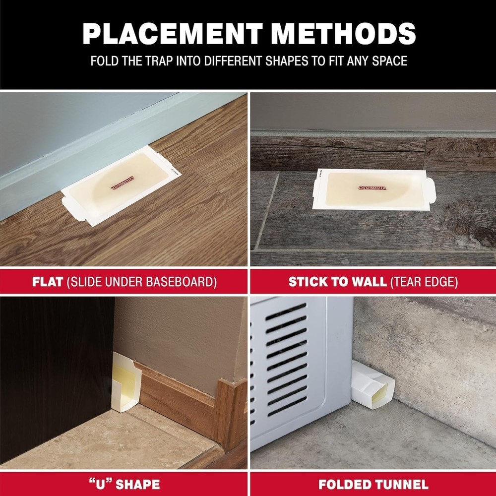 Sticky Mouse & Insect Traps 75ct - Pest Control Solution