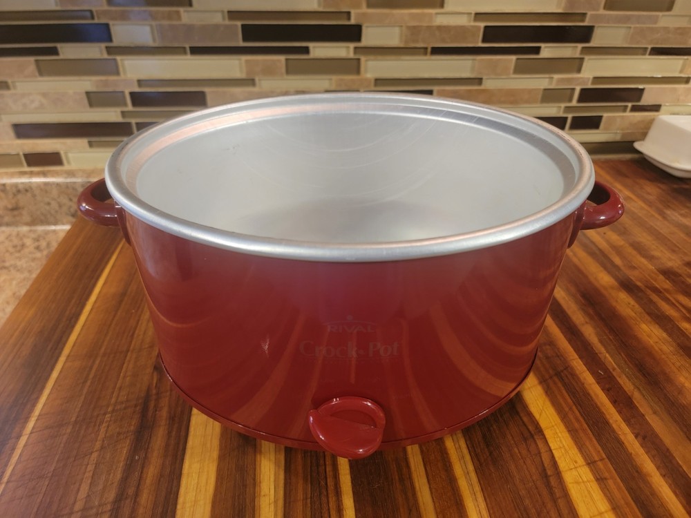 Replacement Rival Crock Pot SCV401 Base Only Tested Works - Red