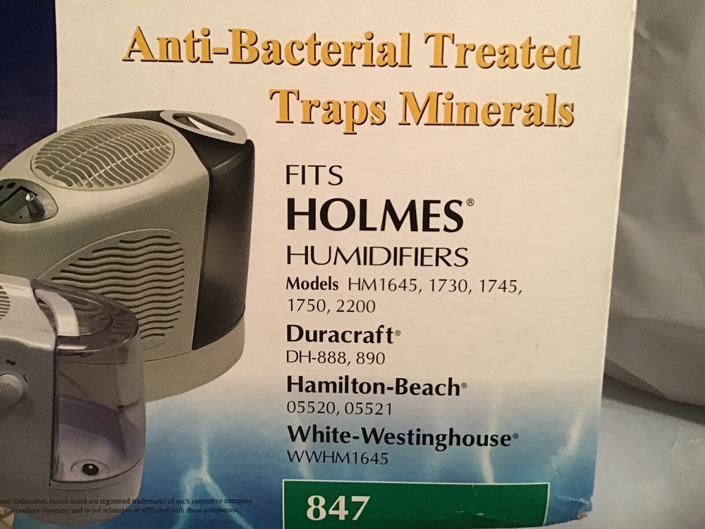 Vista Solution Humidifier Filter Replacement Extended Life - 847, Holmes New
