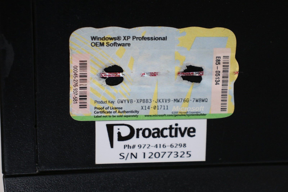 Proactive Technologies computer 2