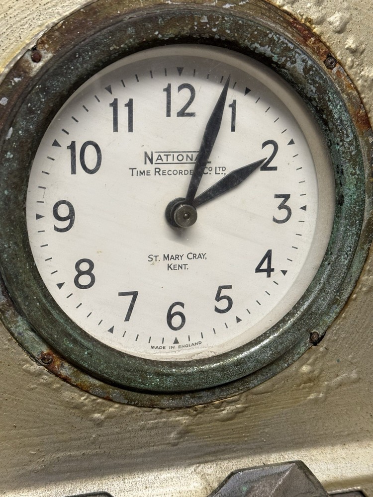 National Time Recorder Clocking In machine
