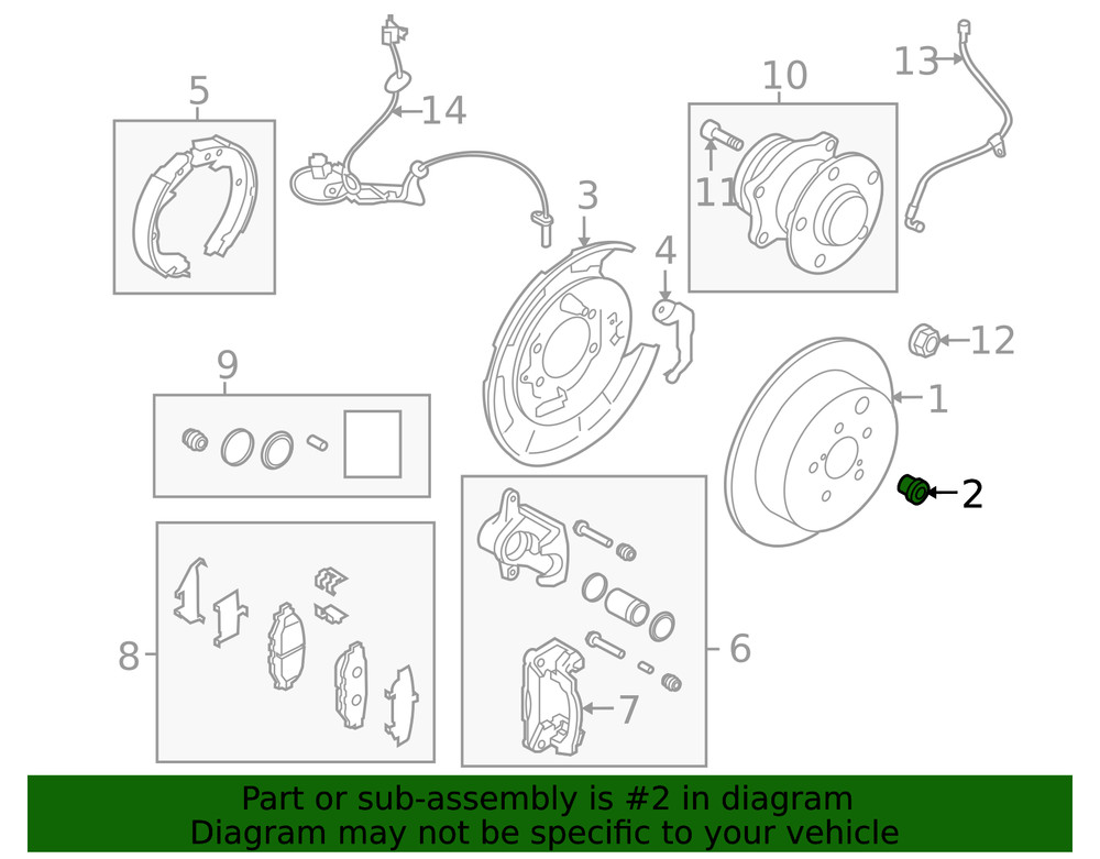 Genuine Subaru Rotor Plug 26642AE000