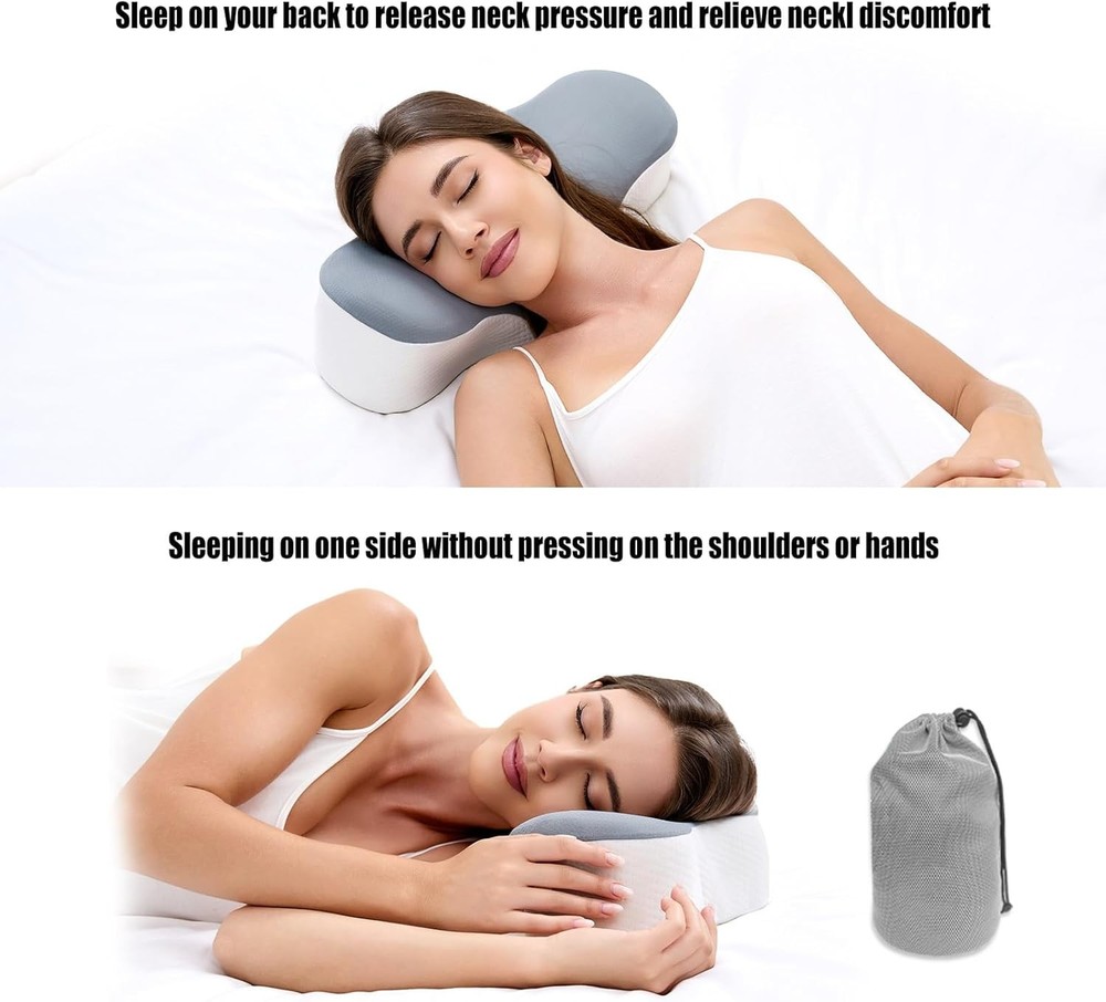 Travel Pillow for Sleeping,Cervical Neck Support Pillow