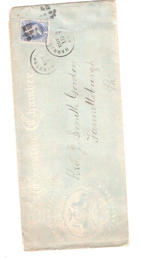 US   long  cover  from  State of Pa   nice  item
