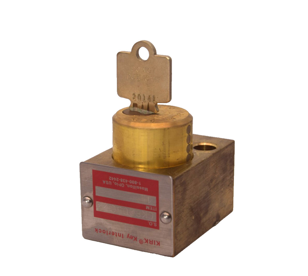 KIRK Key Interlock Lock With Key Included (Used)