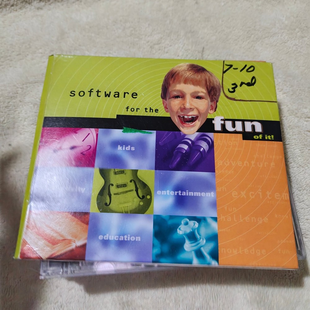 Software for the Fun of It DVD Keep Case Multi-Platform Educational Kids