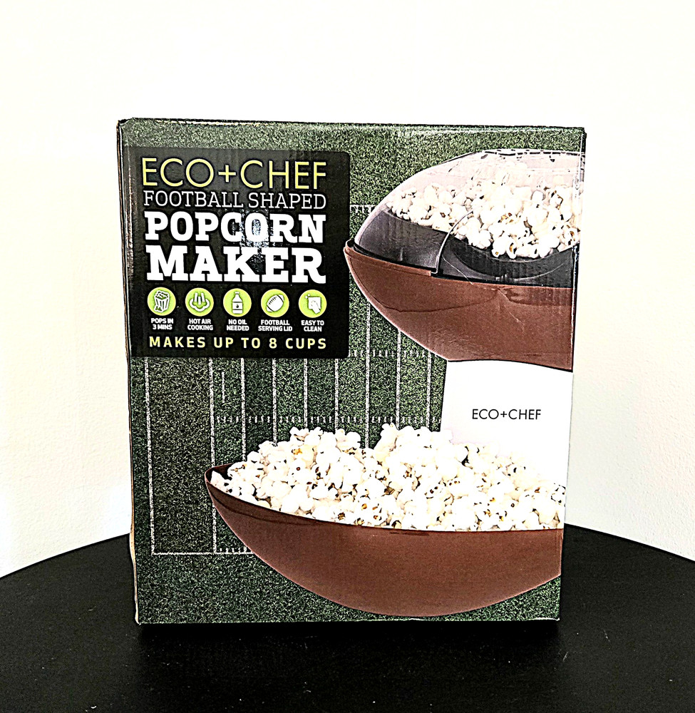 Eco+Chef Football Shaped Popcorn Maker