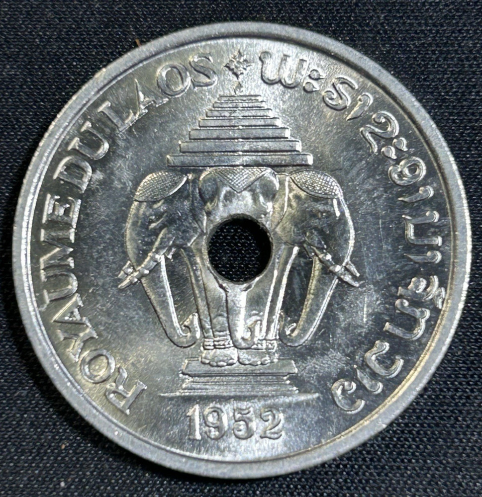 Laos 1952 20 Cents