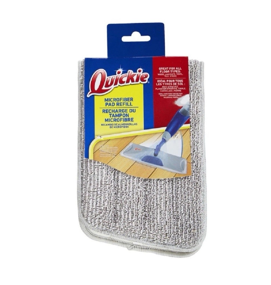 Quickie #1M19 Microfiber Spray Mop Pad Refills