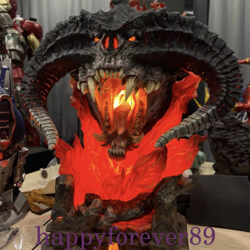 Queen Studio Balrog Resin Model Painted Statue H61cm In Stock Led Light