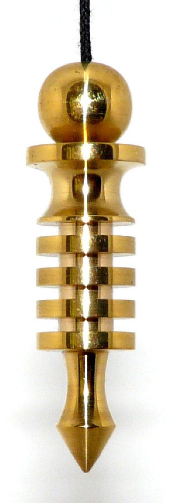Isis Brass Large Professional Dowsing Healing Pendulum