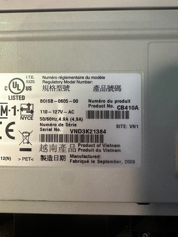 HP LaserJet P1005 Workgroup Laser Printer NICE condition prints well.