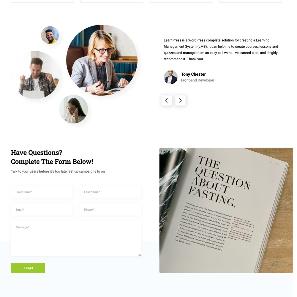 Tech Camp Website Design with Free VPS Web Hosting and Installation