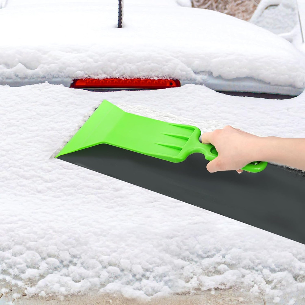 3 Pieces Window Tint Tools, Long Handle Auto Bulldozer Squeegee Scrubber Paddle