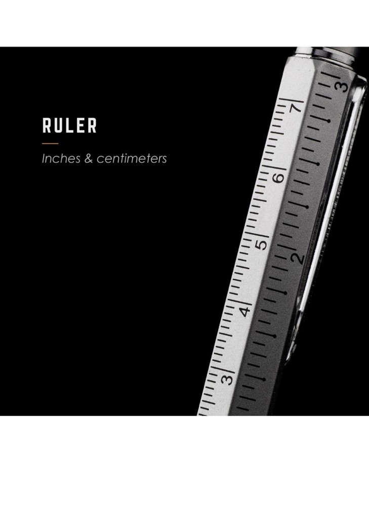 TRUE SCRYBE BOLT Multitool Pen Action Deployment Anodized Aluminum Construction