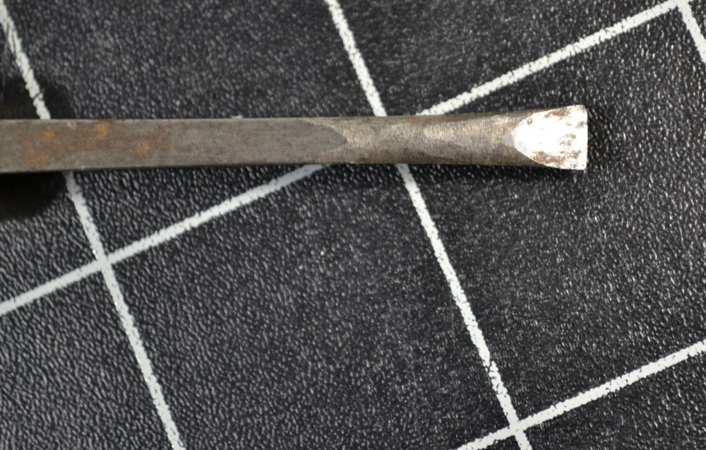 C. MAIERS - 3/16" CHISEL - ALL ORIGINAL WITH NICE DECORATED HANDLE