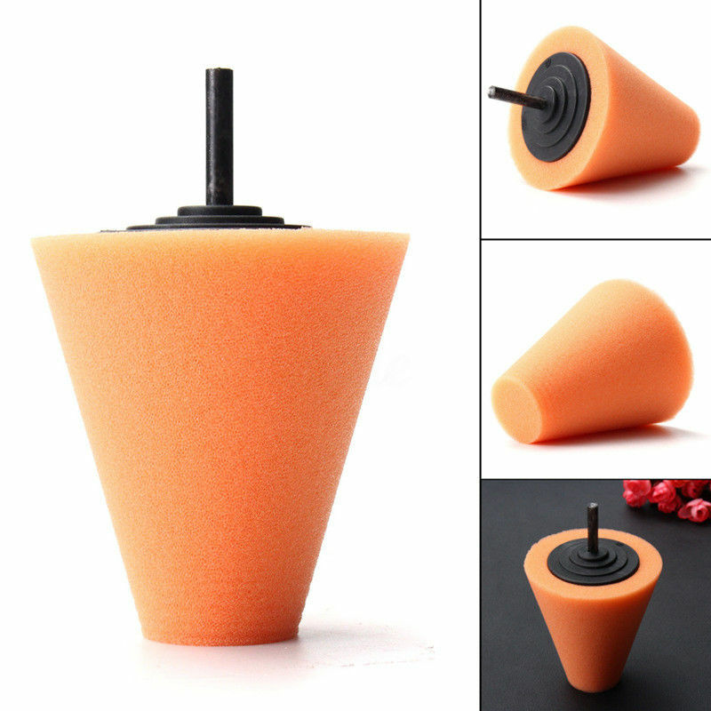 Car Cone Shaped Polishing Pad for Car Wheel Power Drill Tool Sponge Buffer