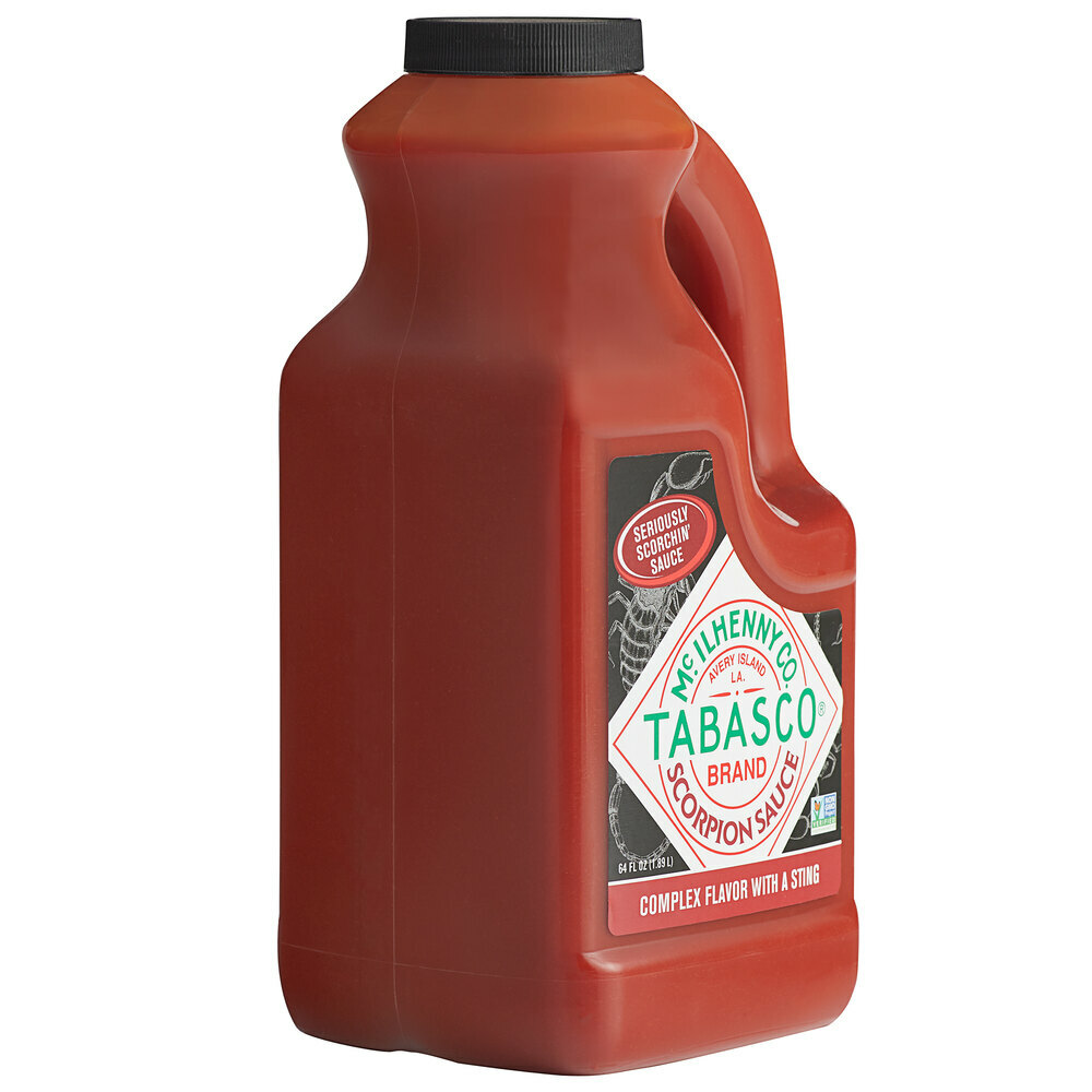 TABASCO 64 oz. Scorpion Hot Sauce1/2 Gal.