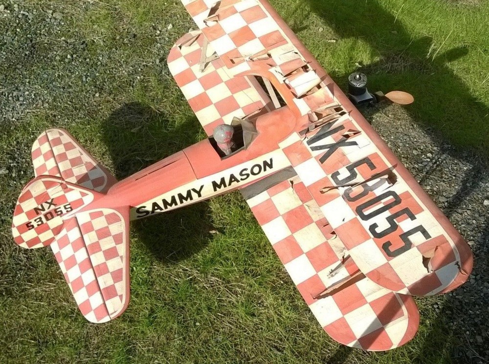 Air Trails PT-17 PLAN for 38" Scale Stunt Model Airplane