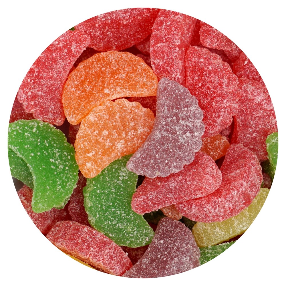 Fruit Slices Candy, 2 Pound Bulk Bag, Candy Fruit Slices Gummy Candy