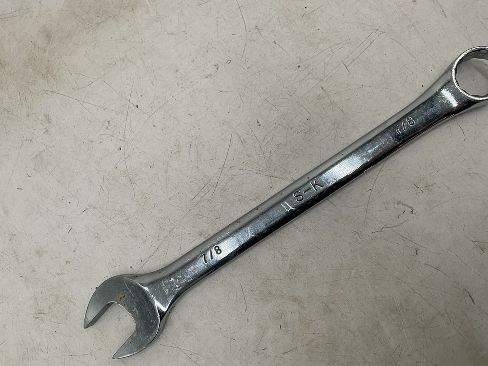 SK HAND TOOLS 88228 7/8" 12 POINT STANDARD CHROME COMBINATION WRENCH