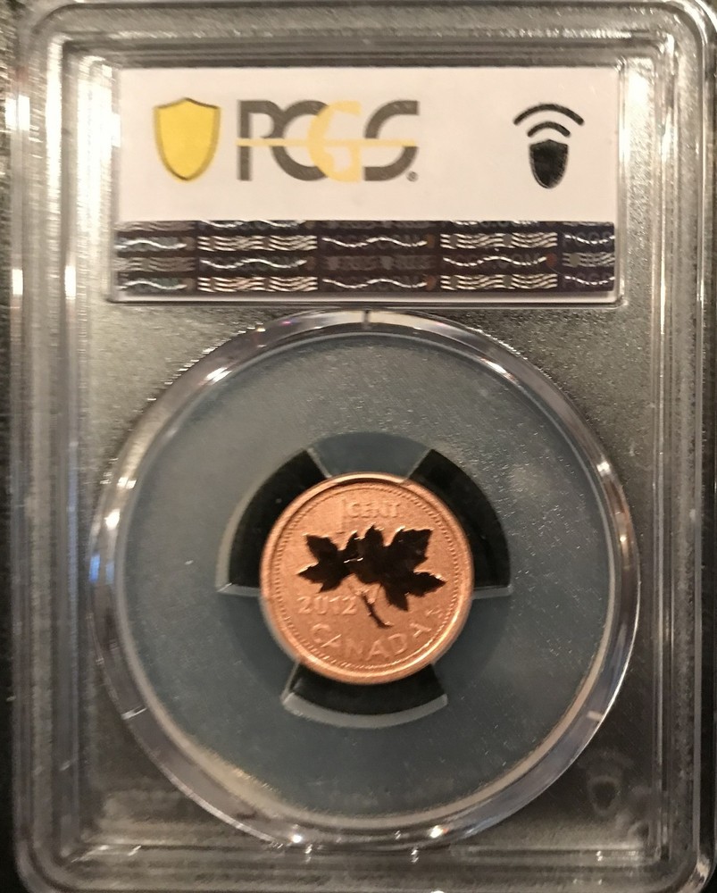 2012 Canada 1C Penny Specimen PCGS SP68RD