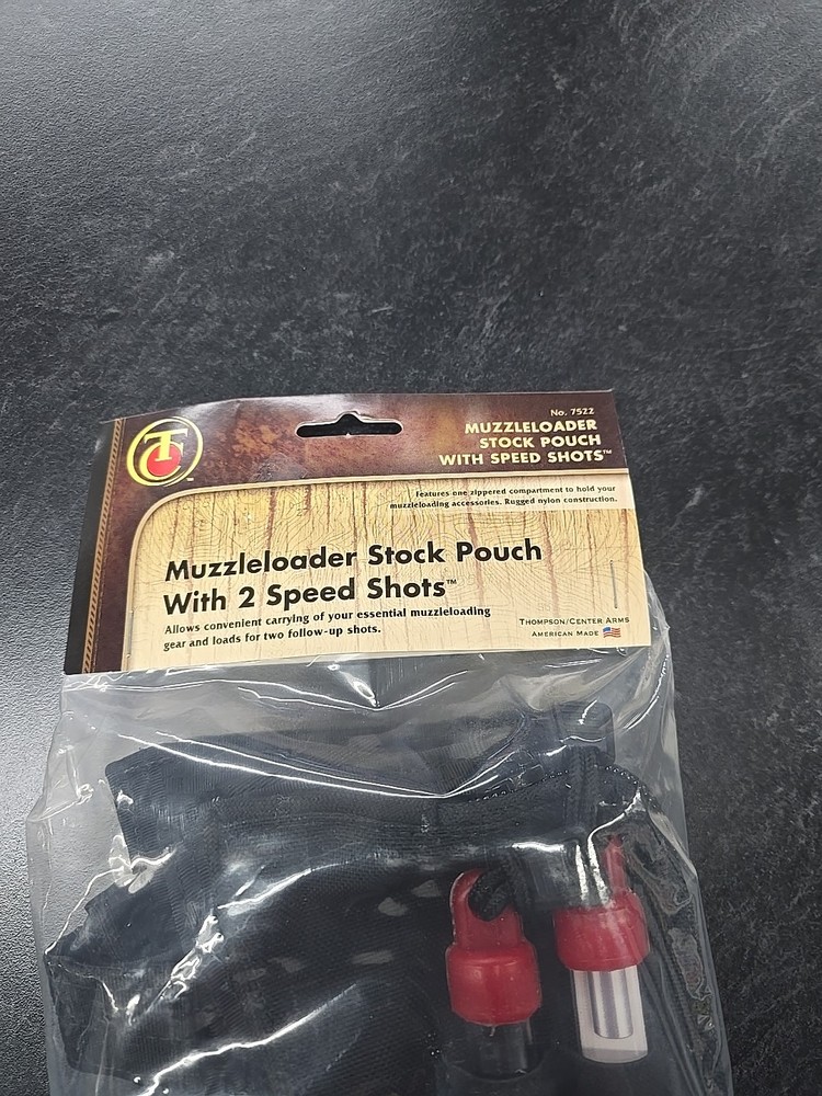 Thompson Center #7522 Muzzleloader Stock Pouch w/ 2-Holders ENCORE, REMINGTON
