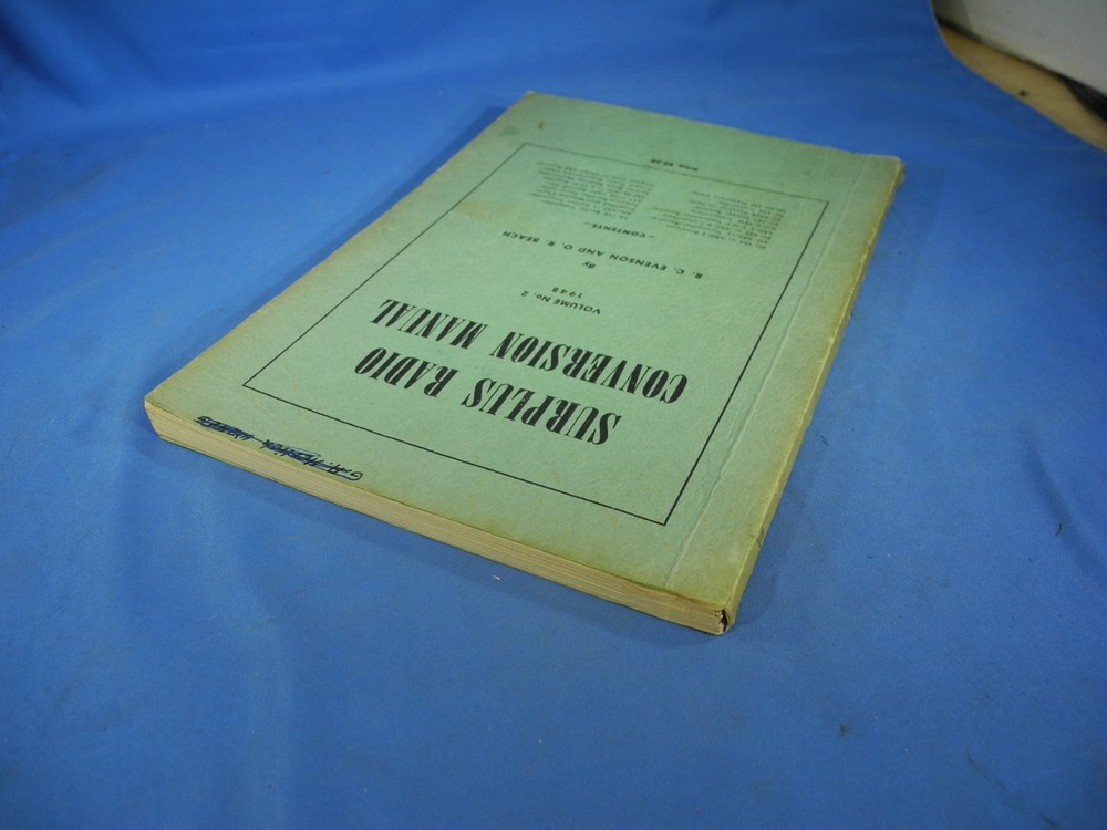 Surplus Radio Conversion Manual c 1948 Vol 2 (Free Ship!)