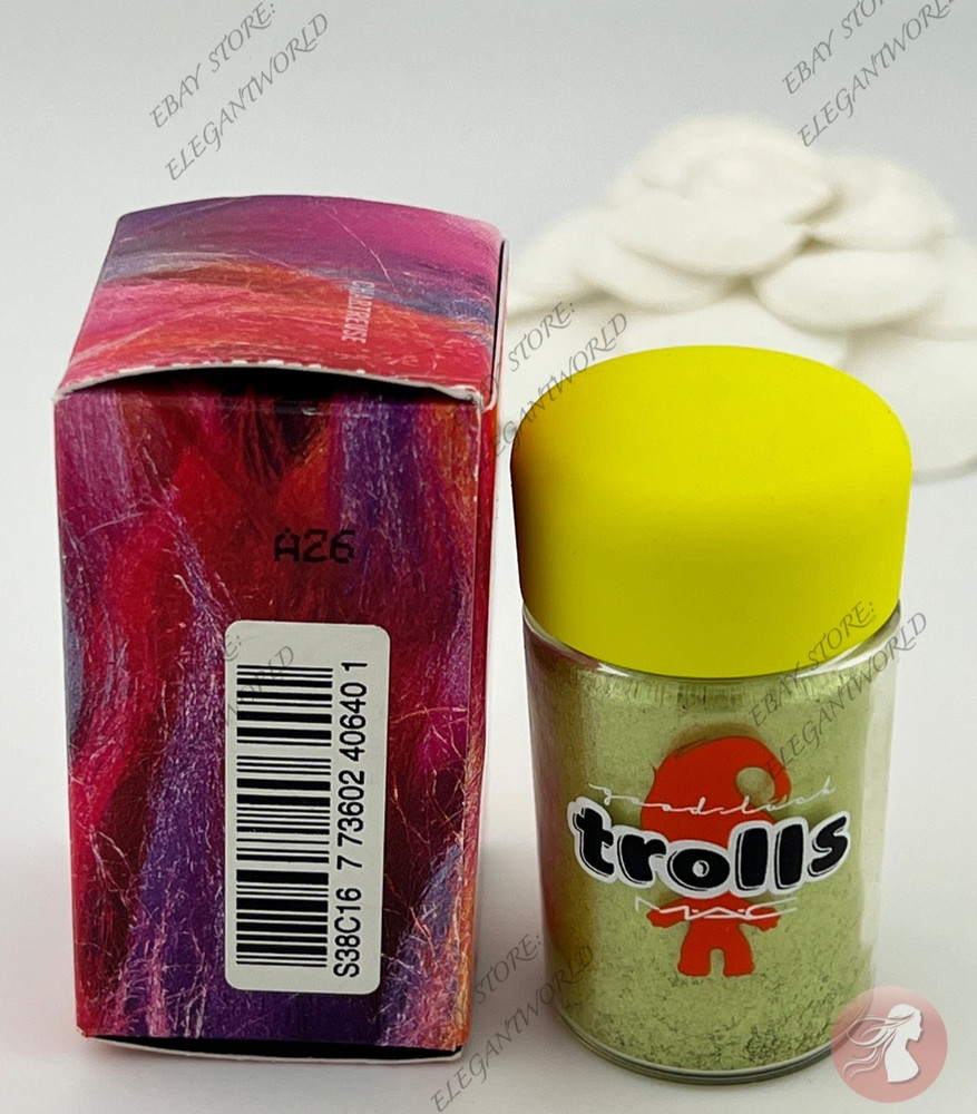 MAC Trolls Pigment CHARTREUSE, New In Box 100% AUTHENTIC