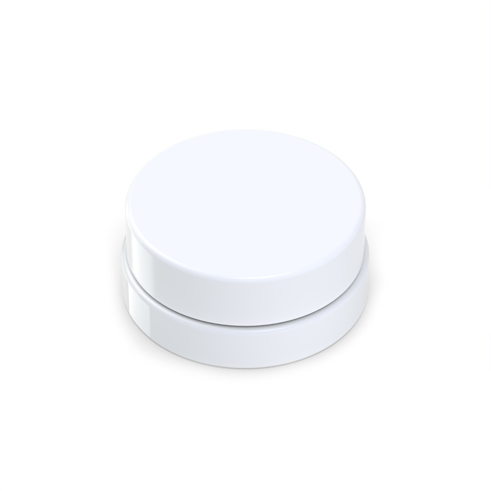 400 Pack 7ml Ceramic Concentrate Jar Gloss White