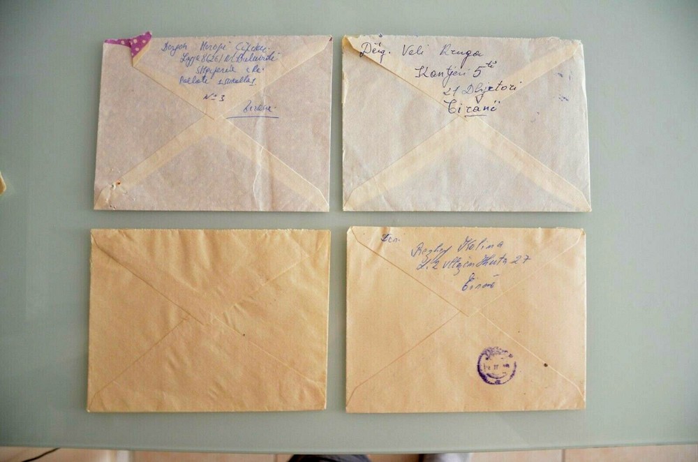 Albania Stamps 4 COVERS Tirane