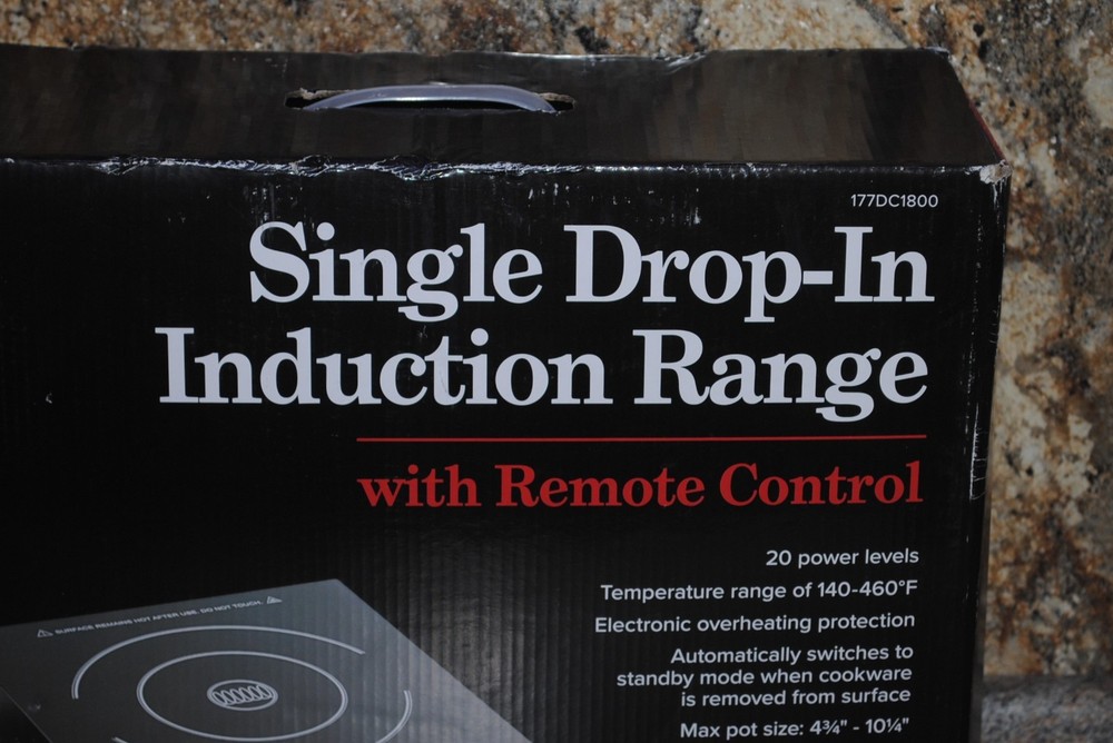 Avantco 177DC1800 Single Drop-In Induction Range with Remote Control