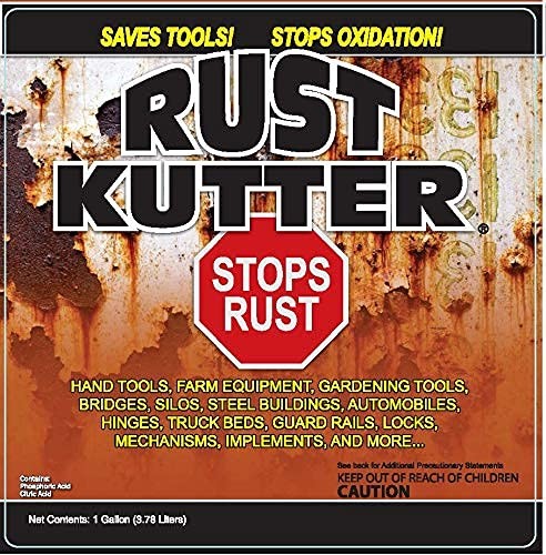 - Gallon - Stops Rust and Converts Rust Spots to Leave a Primed Surface Ready...