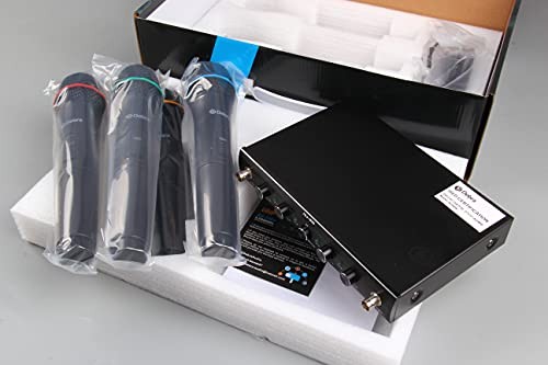 Debra Audio Pro UHF 4 Channel Wireless Microphone System with 4 Handheld (A)