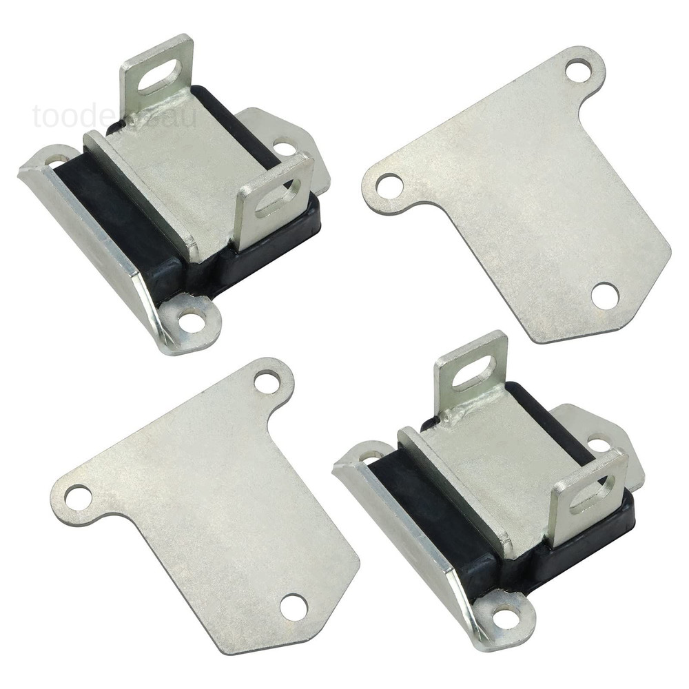 Pair(2) 3474 Engine Motor Mounts SBC BBC Compatible with Silver