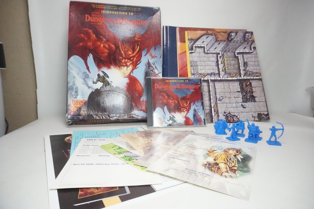 Introduction to Advanced Dungeons & Dragons TSR 1134 No Dice