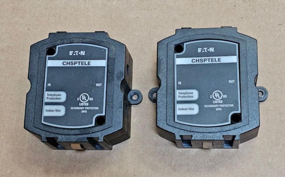 (2) EATON SURGETRAP CHSPTELE HOME SURGE PROTECTION