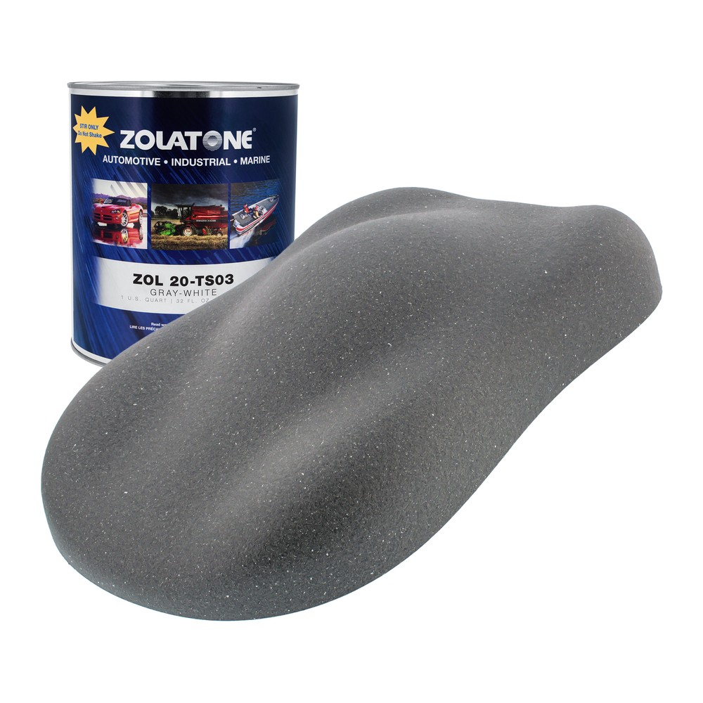 Zolatone Gray / White - 20 Series Trunk Spatter, 1 Quart