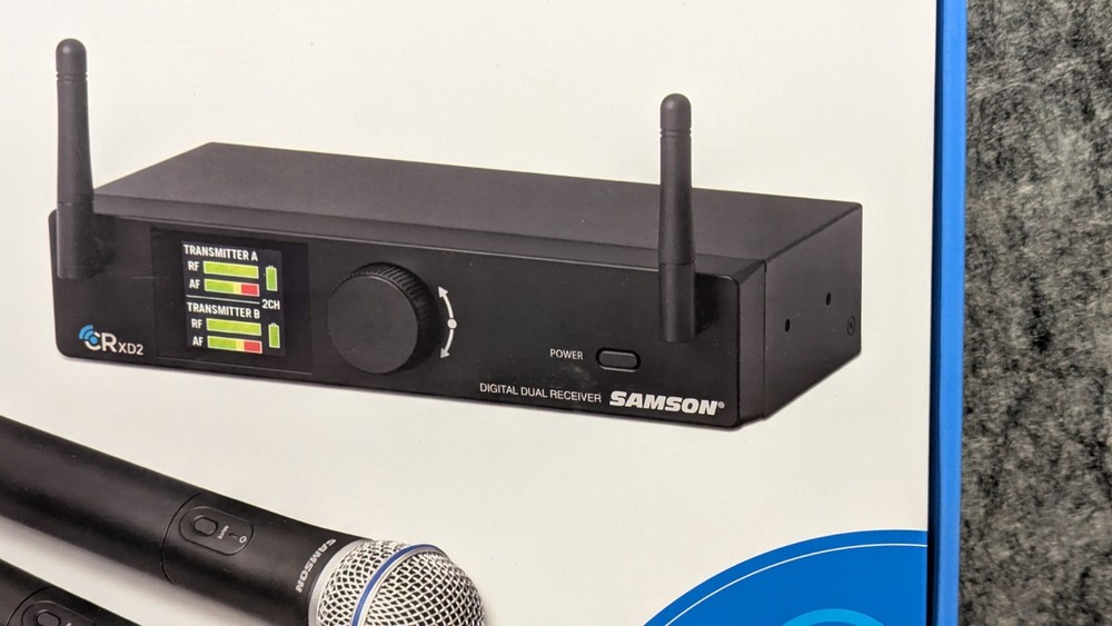 🔥New🔥 Samson Concert XD2 Dual Handheld Digital Wireless Microphone System