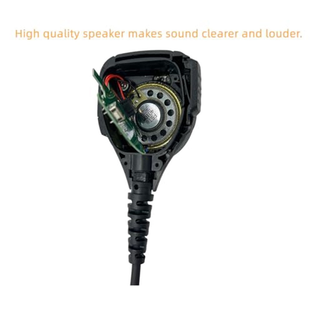 Replacement Accessory For Outdoor Work Speaker Mic Smooth PTT Operation