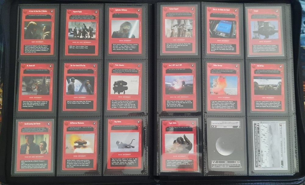 Decipher Star Wars CCG Hoth Limited BB Complete Set! w/ Rules & Corrected R3PO