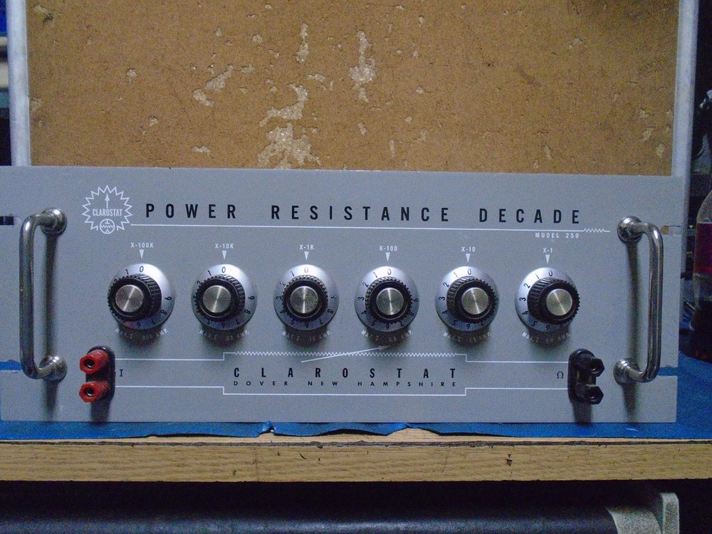 Clarostat Model 250 Power Resistance Decade